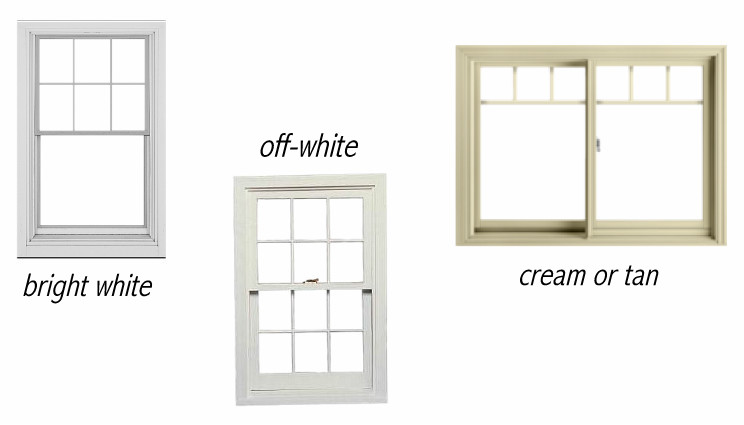white window trim