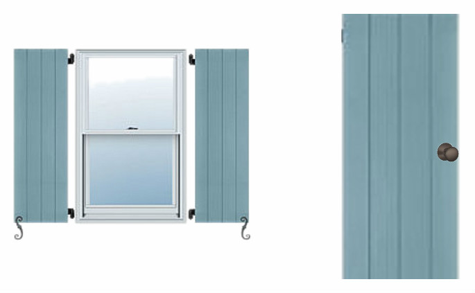 shutters and door color - portrait blue