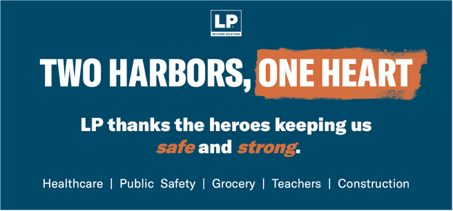 LP Building Solutions thanks COVID-19 heroes