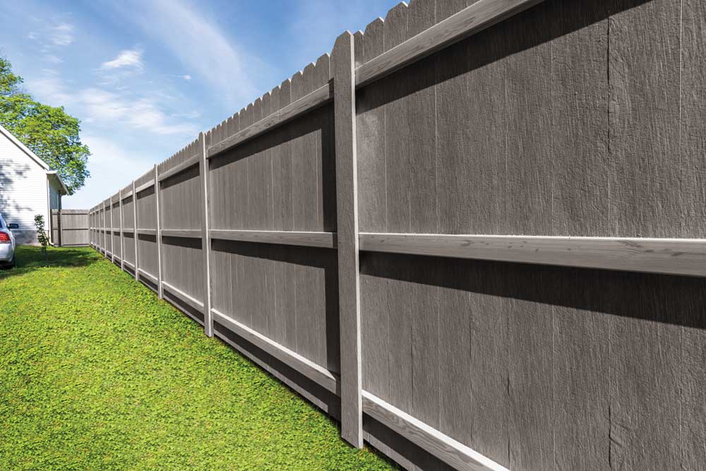 LP Elements Performance Fencing offers a fence that withstands weather without twisting or warping