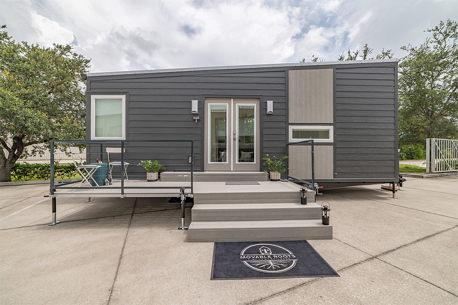 LP SmartSide siding adds style to this tiny home