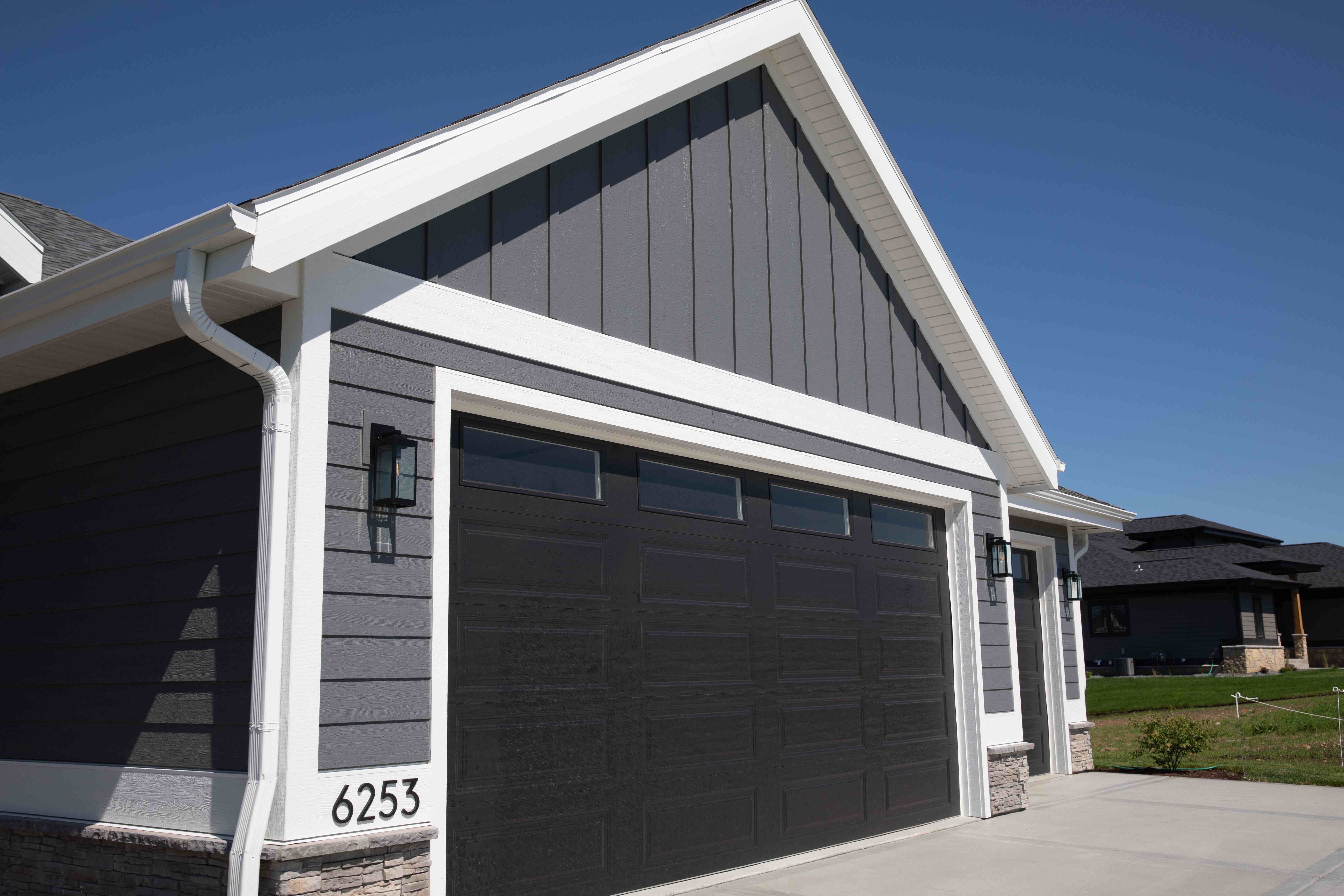 Grey garage on sale door paint