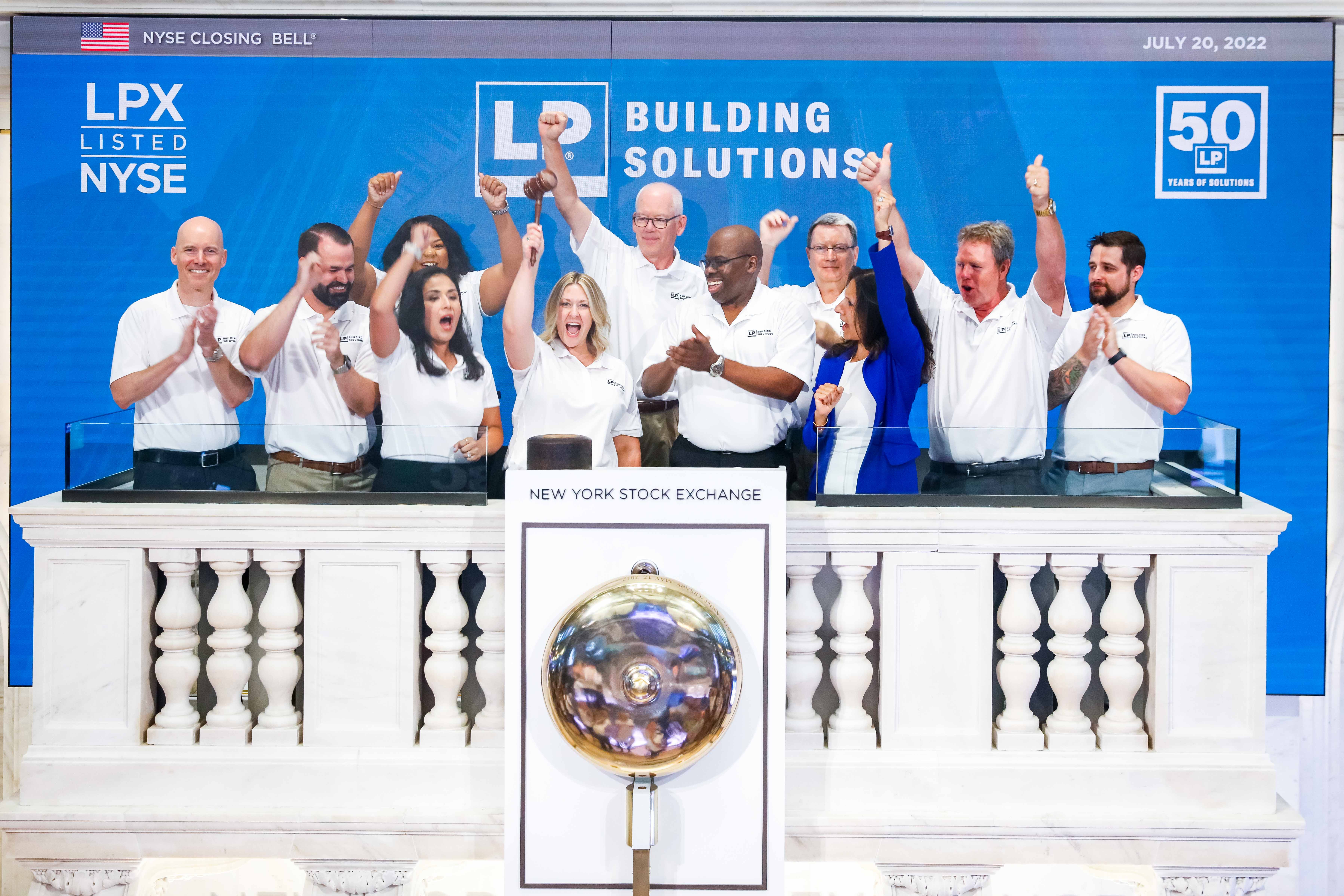 NYSE LP Building Solutions 50 Years