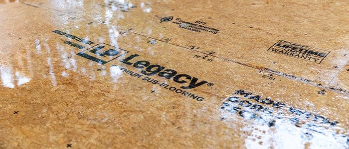 Legacy Premium Sub-Flooring with Water